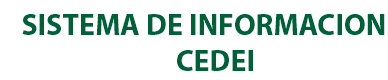 sistema de informacion cedei